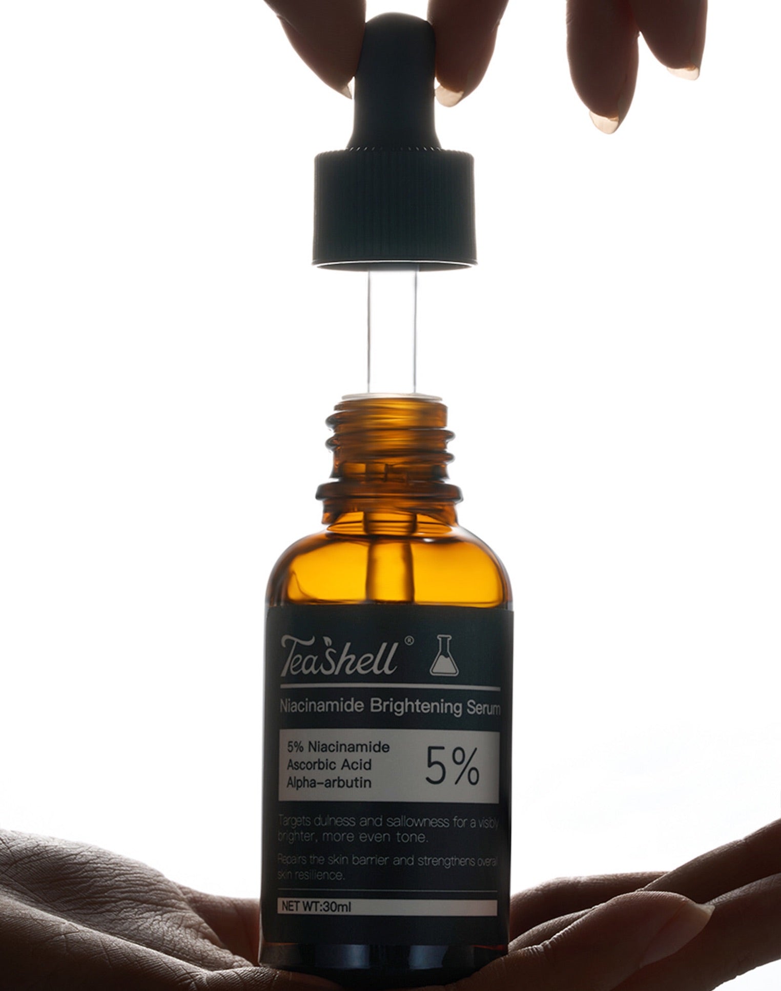 Teashell 5% Niacinamide + Alpha Arbutin Dark Spot Serum